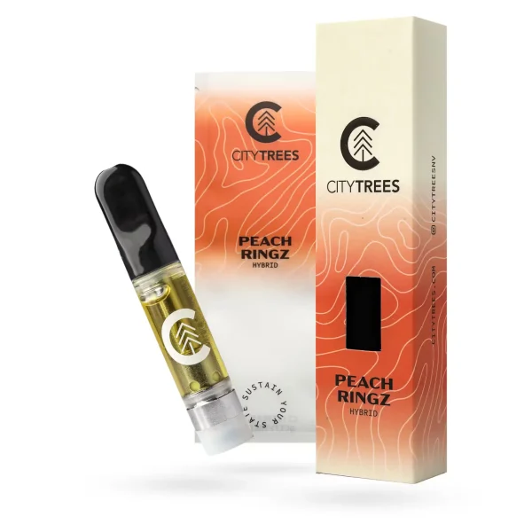 City Trees Peach Ringz Vape Cart 900mg