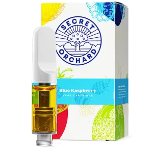 Secret Orchard Blue Raspberry (H) Vape Cartridge 0.5g.