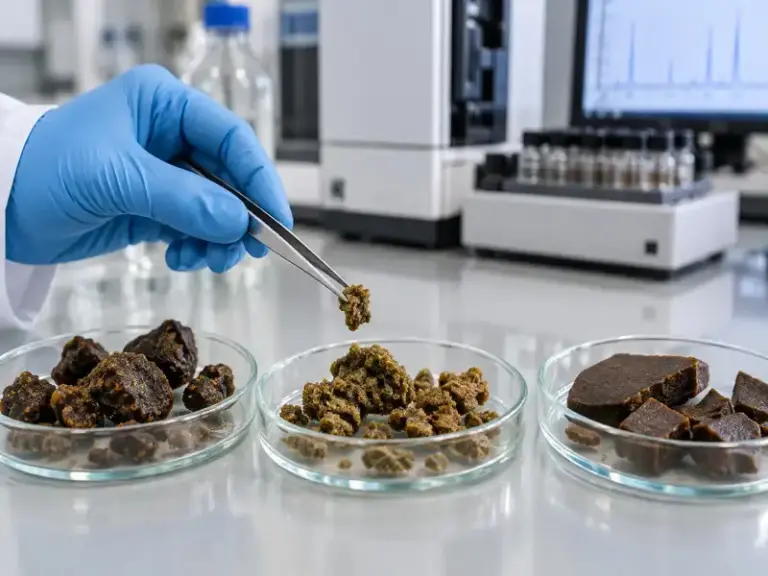 Por que a concentração de THC no haxixe pode variar?